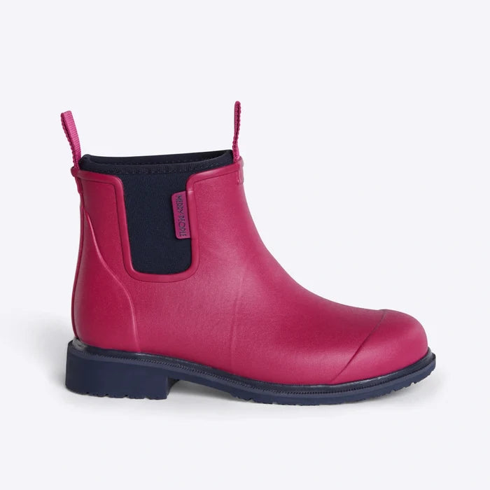 Bobbi Wellington Boot // Magenta & Navy [Retired]