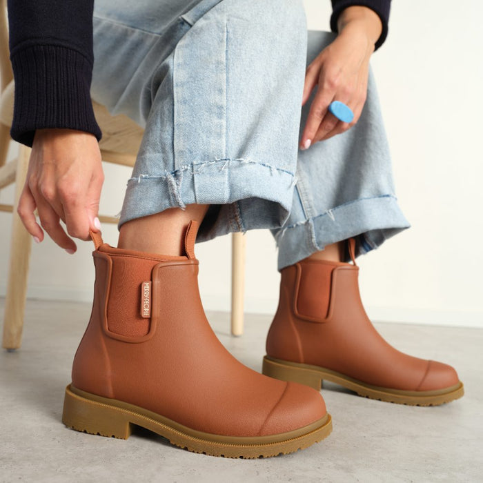 Bobbi Wellington Boot // Rust