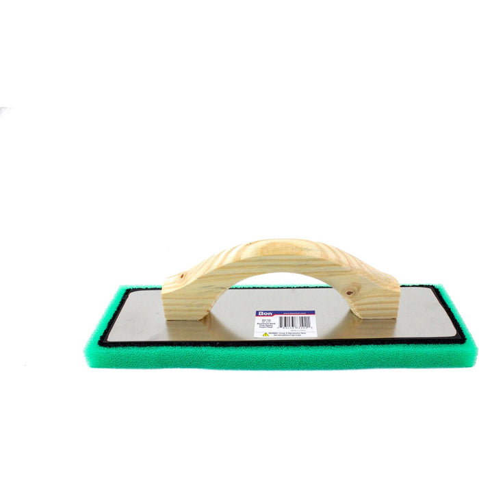 Bon Tool 83-102 Green Foam Float 4-Inch X 12 Inch X 3/4-Inch Wood Handle, 10-Pack