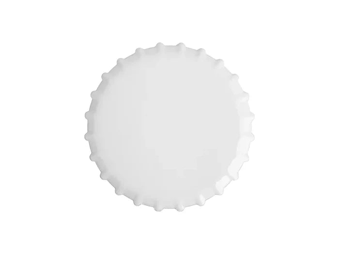 Bottle Cap Sublimation Blank Ceramic Mug Coaster with Cork