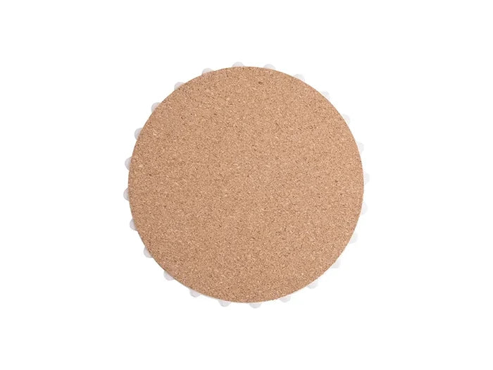 Bottle Cap Sublimation Blank Ceramic Mug Coaster with Cork