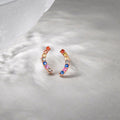 Bright Cresents Stud Earrings