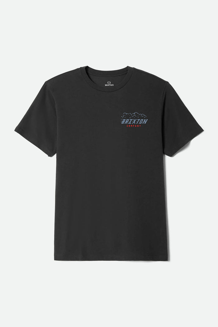 Men's Bulldogger Short Sleeve Standard T-Shirt in the color Vintage Black - Front Product Laydown Image