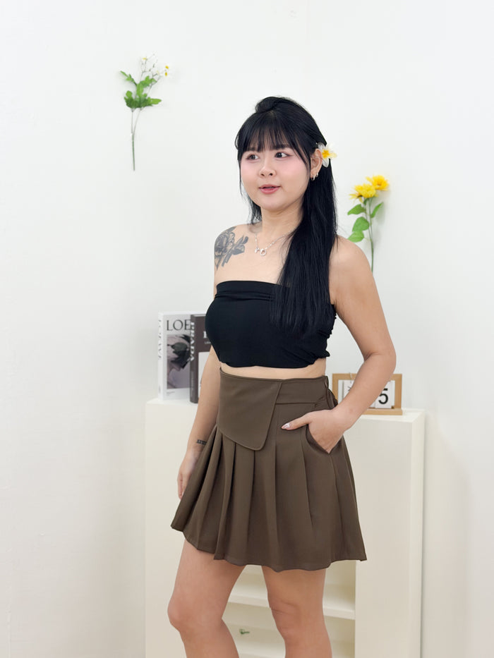 Camellia Court Skort (Brown)
