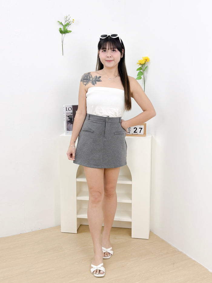 Campus Chic Skort (Dark Gray)