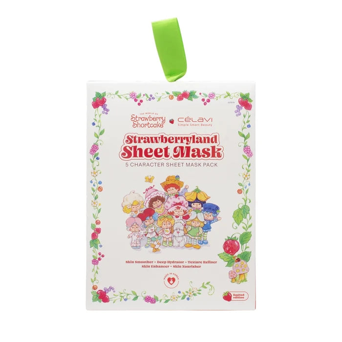 Celavi - Strawberry Shortcake Strawberryland 5 Character Sheet Mask Pack Set