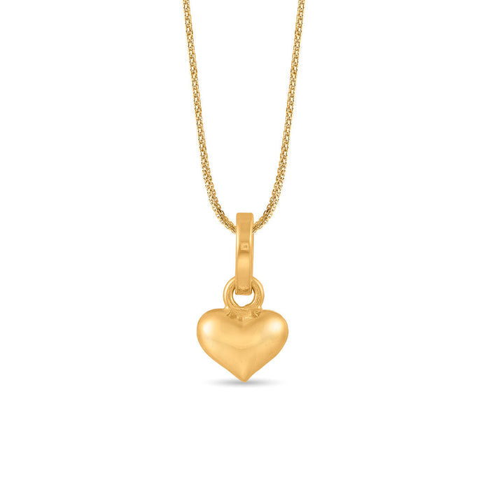 Cherished Love Heart Gold Pendant