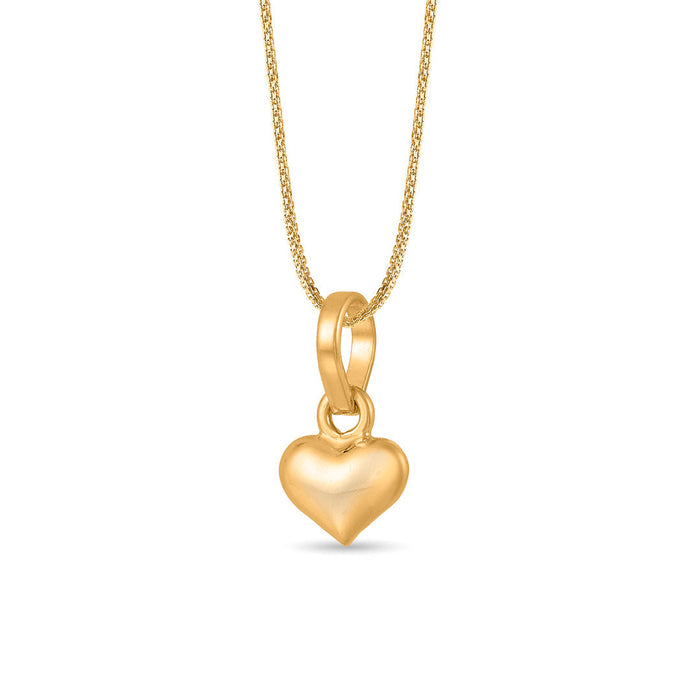 Cherished Love Heart Gold Pendant