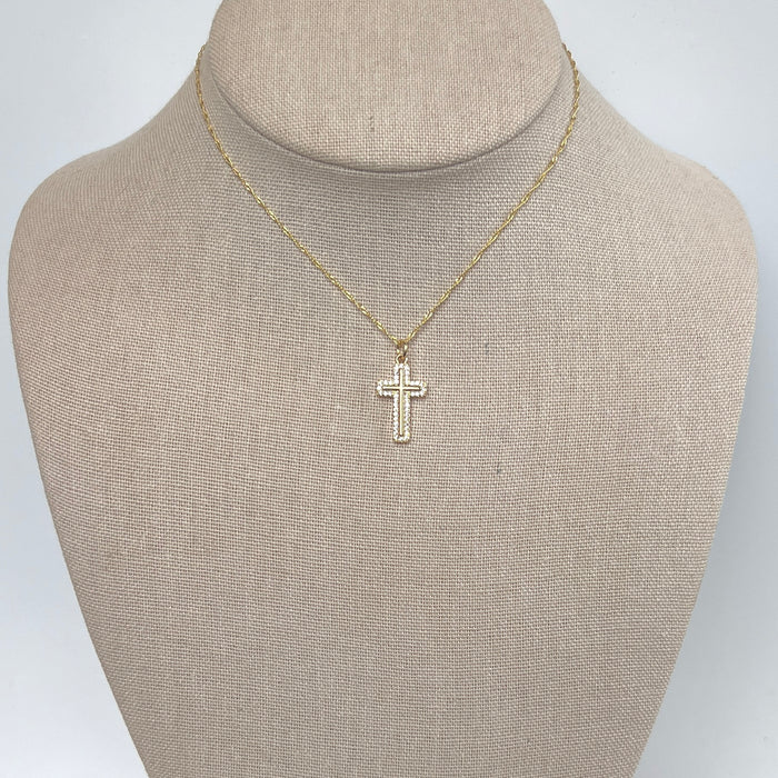 Children's Mini Resurrection Cross Necklace