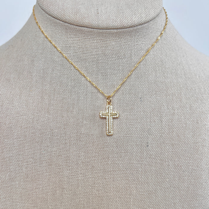 Children's Mini Resurrection Cross Necklace