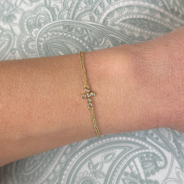 Children's Resurrection Cross Bracelet