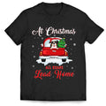 Christmas All Roads Lead Home - Personalized T-Shirt, Gift For Dog Lover