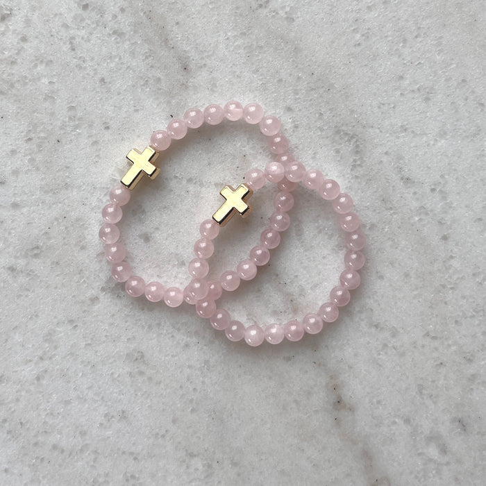Chunky Cross Stretch Bracelet