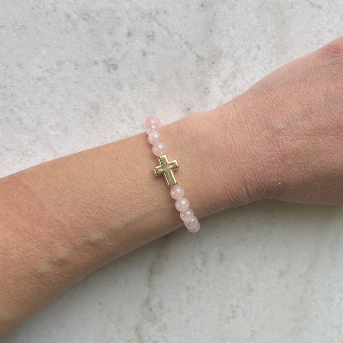 Chunky Cross Stretch Bracelet
