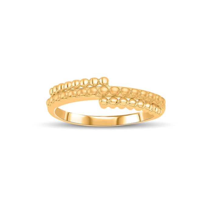 Coil Bold Gold Ring for Her