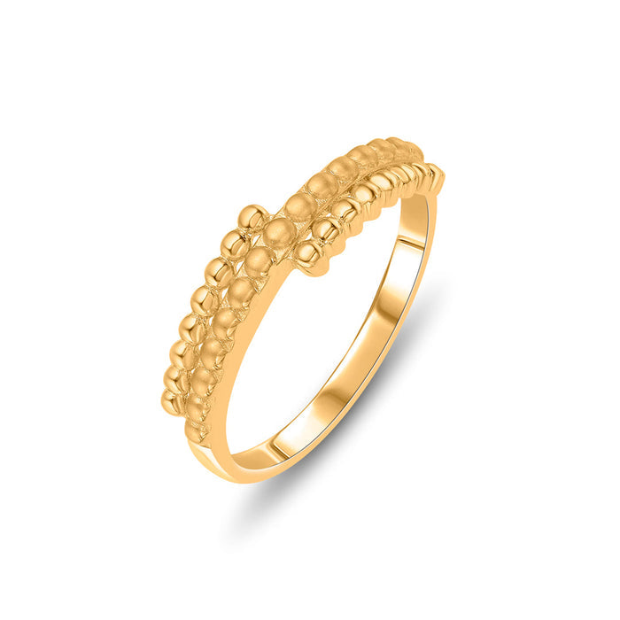 Coil Bold Gold Ring for Her