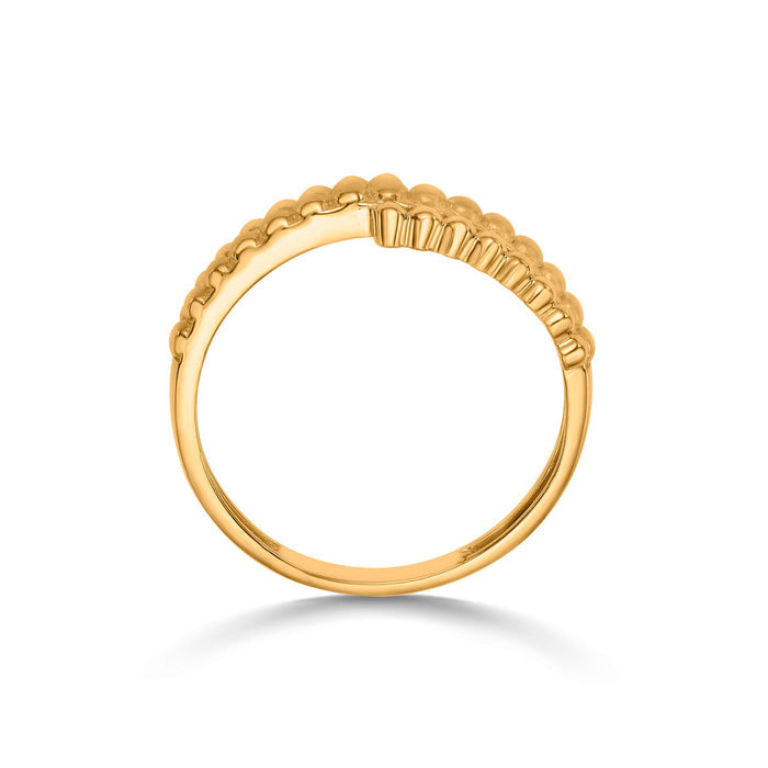 Coil Bold Gold Ring for Her
