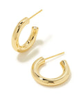 Colette Gold Plated Huggie Earrings by Kendra Scott