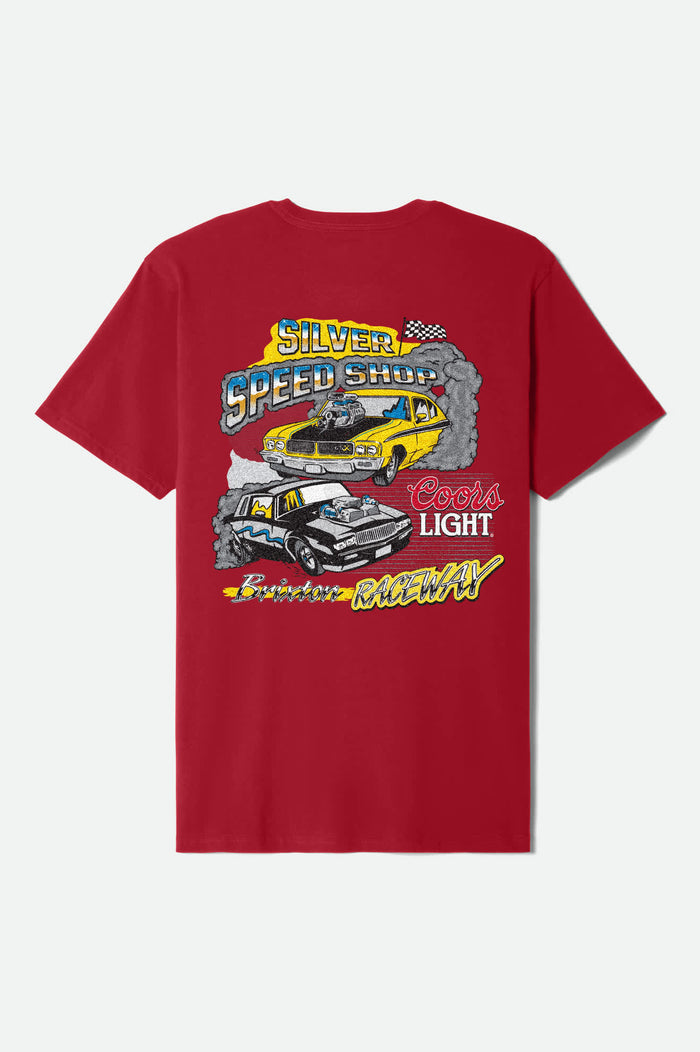 Coors Light Raceway S/S Standard T-Shirt - Coors Red