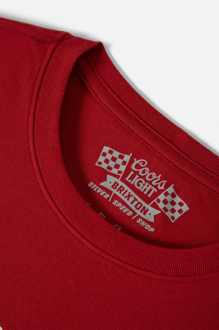Coors Light Racing Fitted T-Shirt - Coors Red
