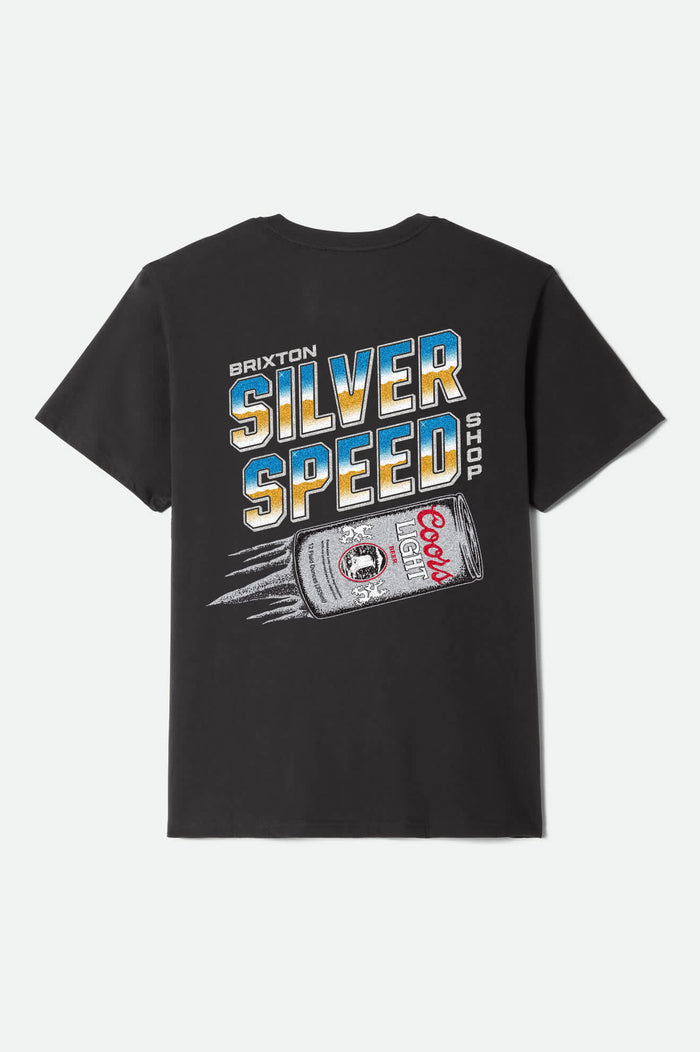 Coors Light Silver Speed S/S Standard T-Shirt - Black
