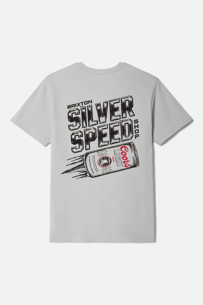 Coors Light Silver Speed S/S Standard T-Shirt - Silver