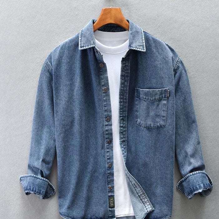 Cowboy Shirt Men's Coat Autumn And Winter Casual Versatile
