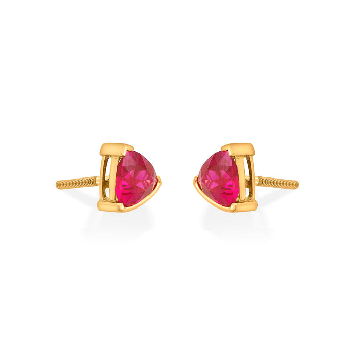Crimson Peak Stud Gold Earring