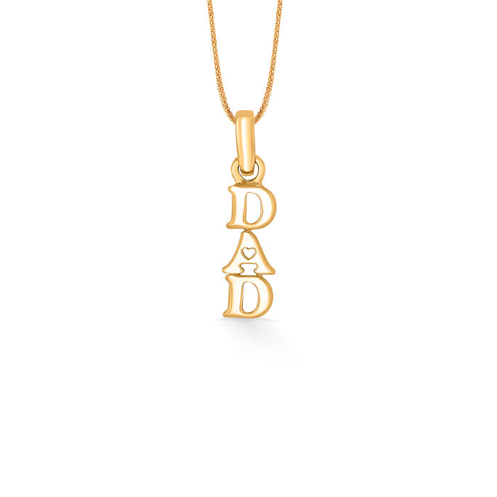 Dad Gold Pendant For Women