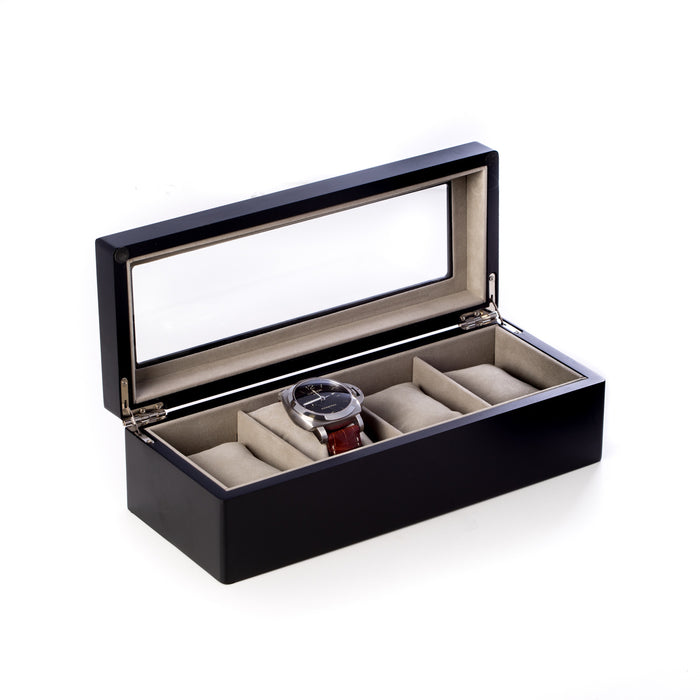 Dani Four Watch Box, Black