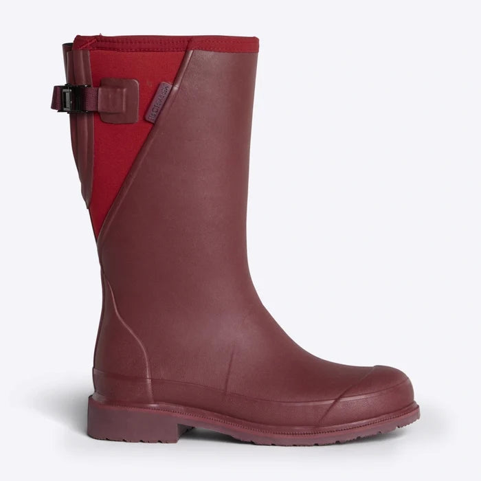 Darcy Mid Calf Wellington Boot // Beetroot & Red [Retired]