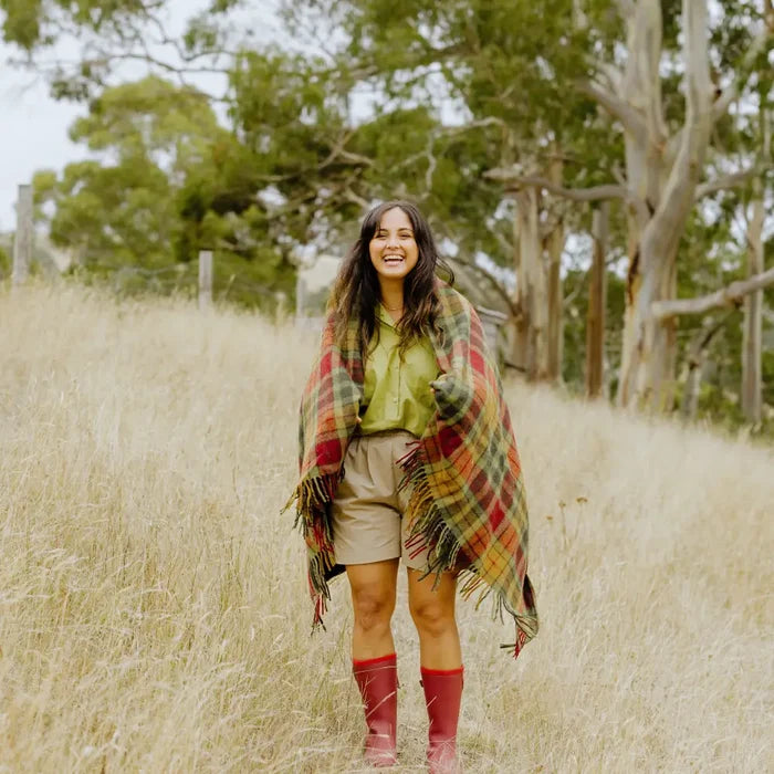 Darcy Mid Calf Wellington Boot // Beetroot & Red [Retired]