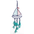 Dreamcatcher - 27.5" Dark Blue Sailboat