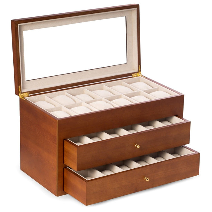 "Duke" Watch Box- Brown