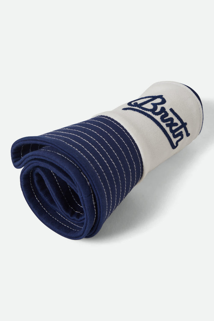 Unisex Eldon Packable Bucket Hat in the color Midnight Blue/Off White - Additional Laydown image