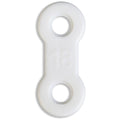 EMA® Elastic Straps, White, 18mm
