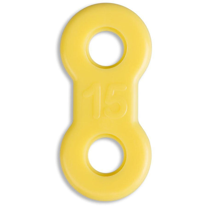 EMA® Elastic Straps, Yellow, 15mm