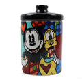 Enesco 6004977 Mickey & Pluto Canister, Multicolor