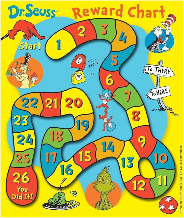 Eureka Dr. Seuss Game Mini Reward Charts with Stickers (EU 837013)