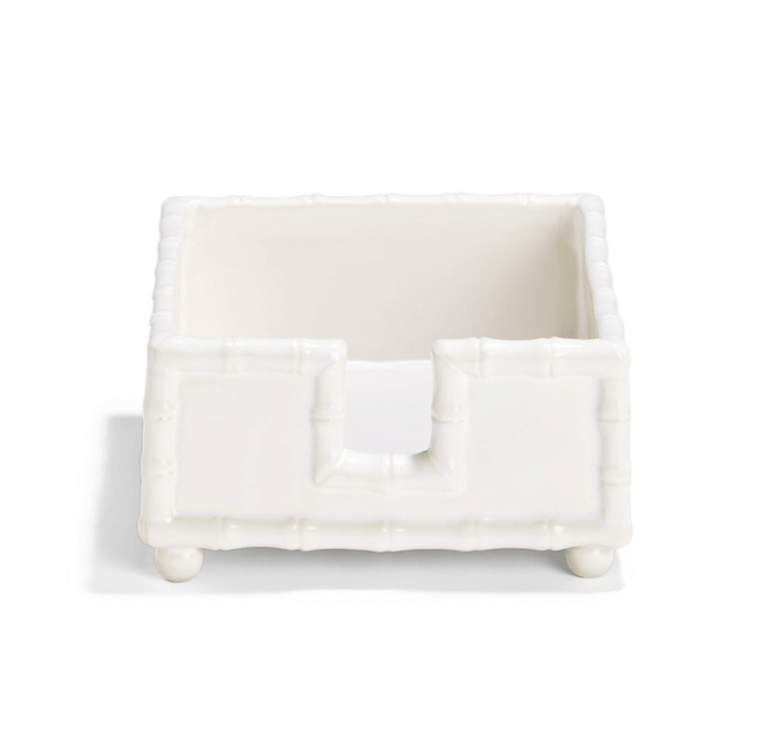 Two's Company Faux Bamboo Cocktail Napkin Holder