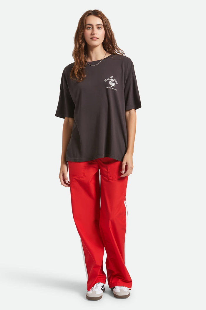 Feeling Lucky Oversized Boyfriend T-Shirt - Black