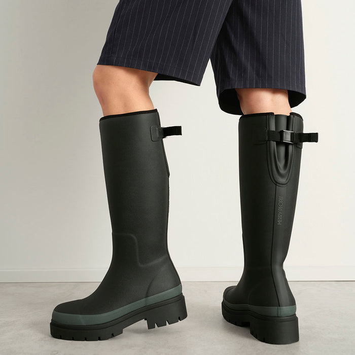 Fergie Tall Wellington Boot // Black
