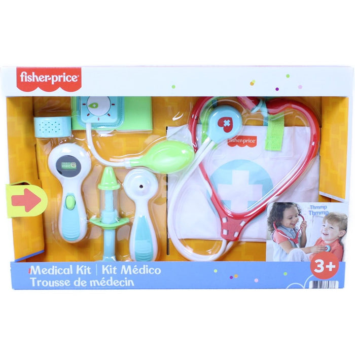 Fisher-Price DVH14 Medical Kit, White, Green And Blue And Red
