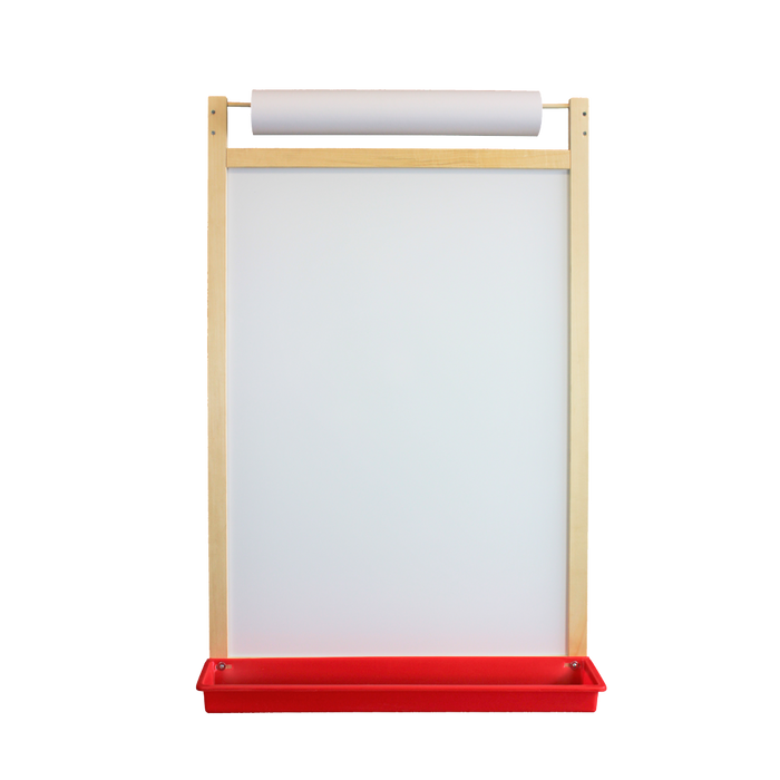 Flipside Products Magnetic Dry Erase Wall Easel With Paper Roll 24.5"x 37.5"x 6" (FLP 17401)