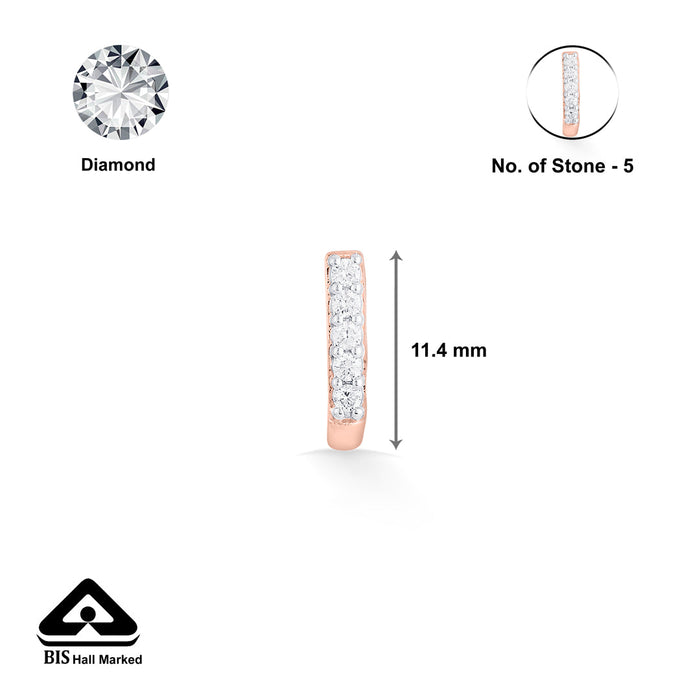 Glowing Axis Diamond Nosepin