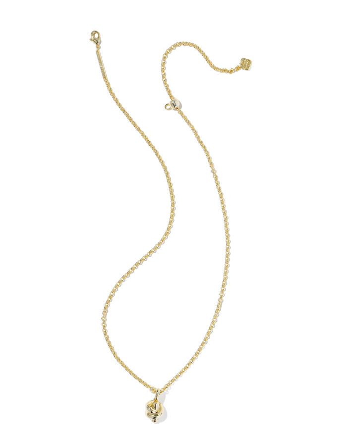 Gold Plated Parker Knot Pendant by Kendra Scott