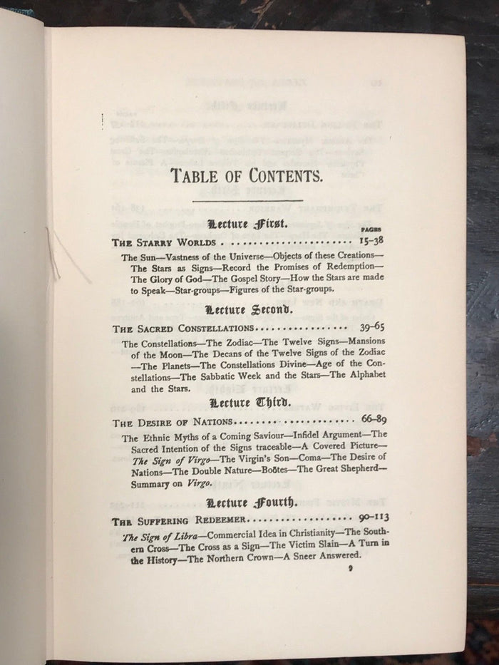 GOSPEL IN THE STARS, OR PRIMEVAL ASTRONOMY - Joseph Seiss - 1884 - ASTROLOGY