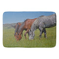 Grass Grazing Time Bath Mat