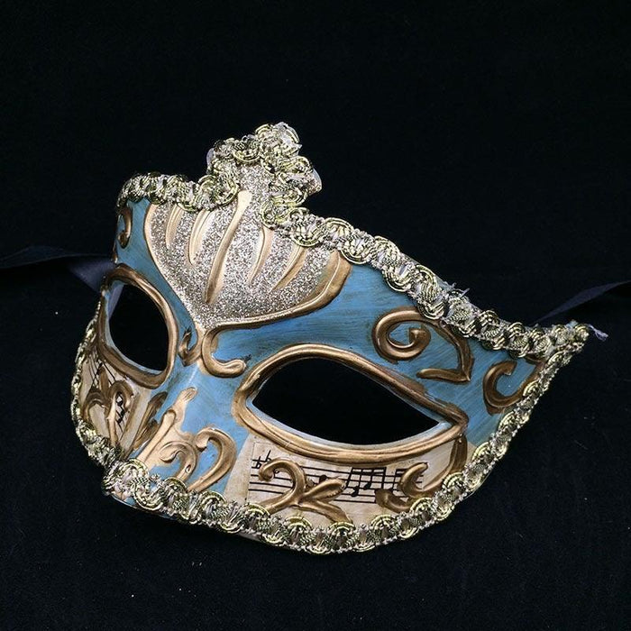 Hand-painted Venetian Design Masquerade Masks