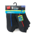 Hanes 434/6 9-11 LA6 - BLACK Boys No Show Large 6 Pairs, Black